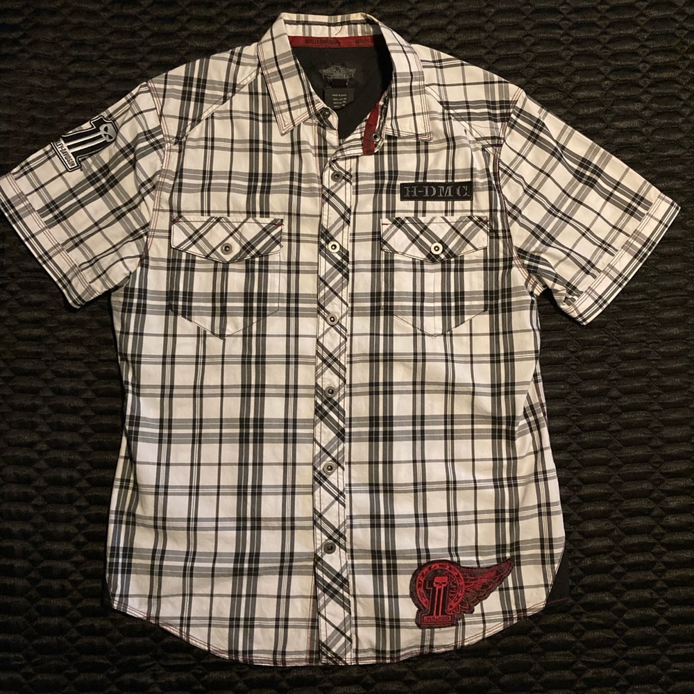 Harley Davidson checkered shirt